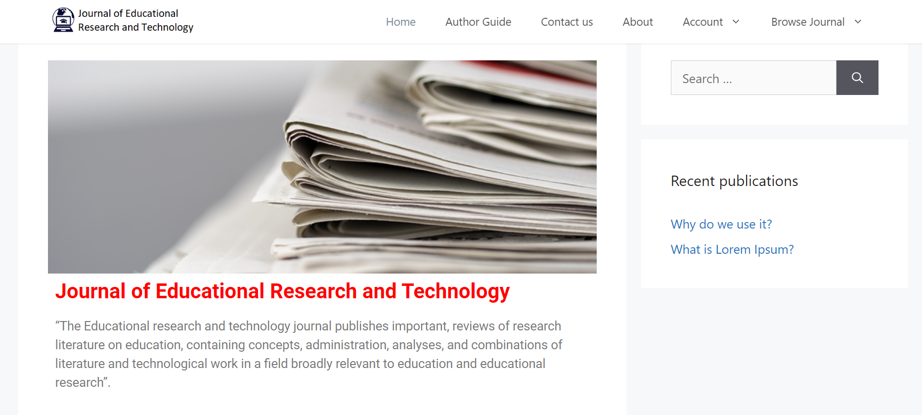 JERTechnology Journal