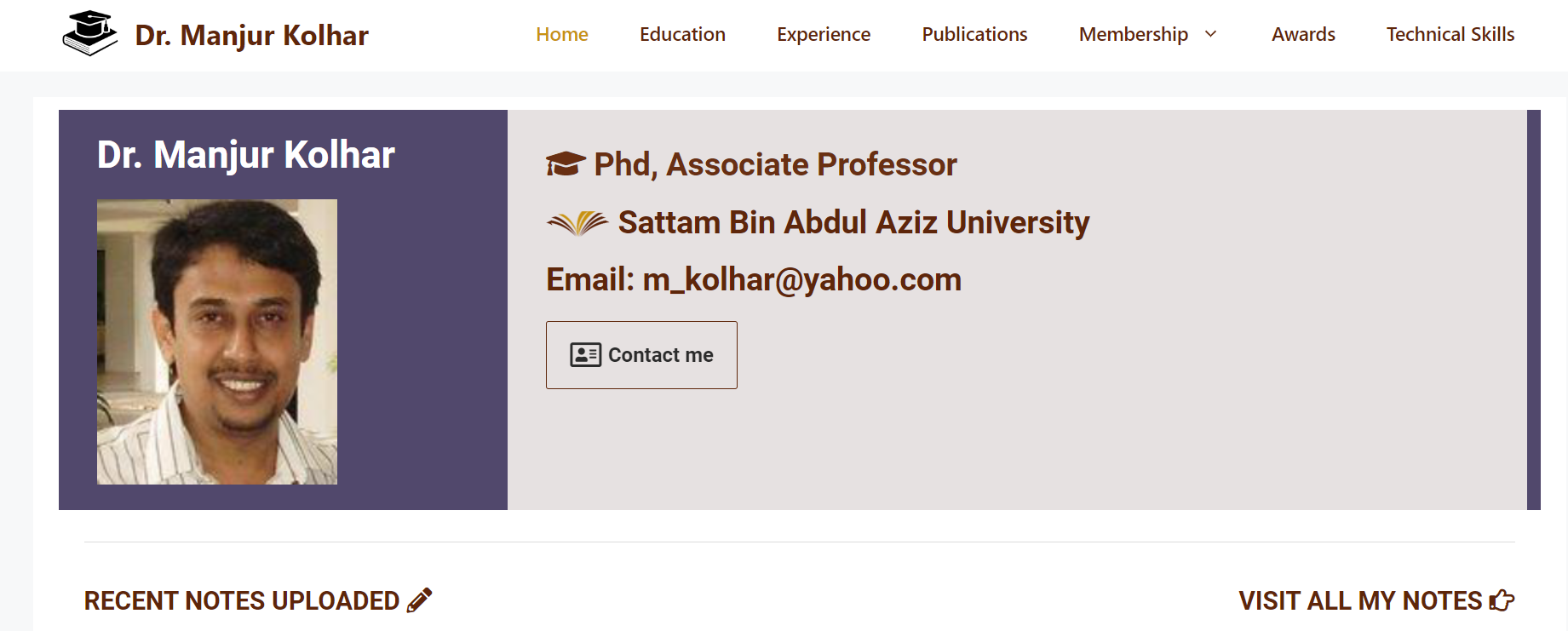 Dr. Manjur Kolhar