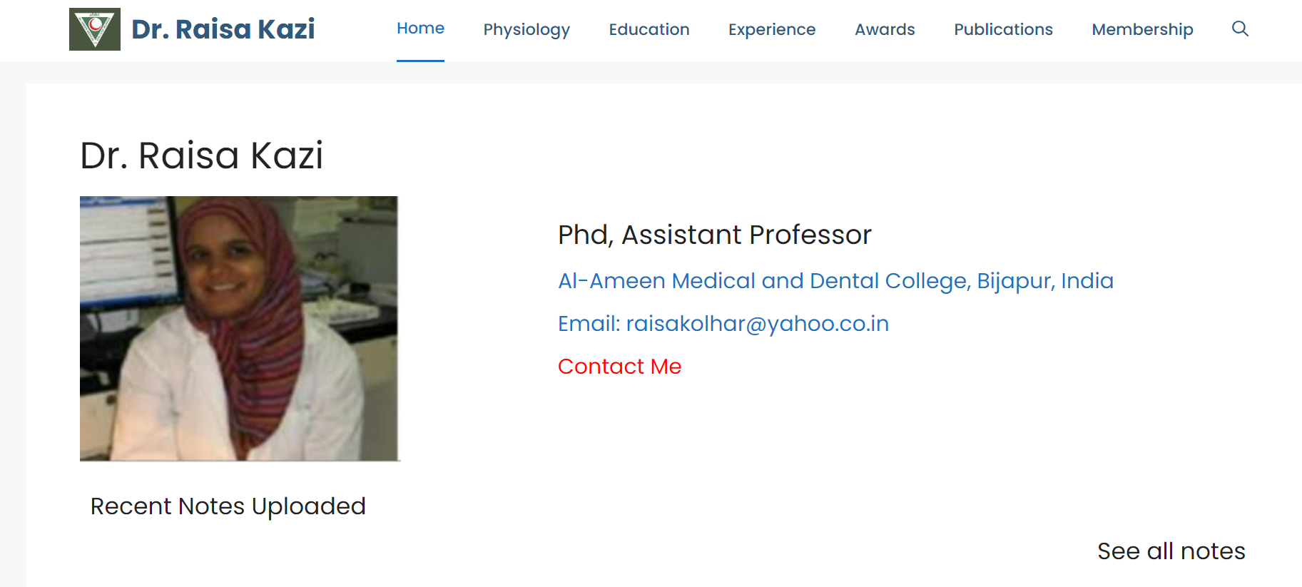 Dr. Raisa Qazi