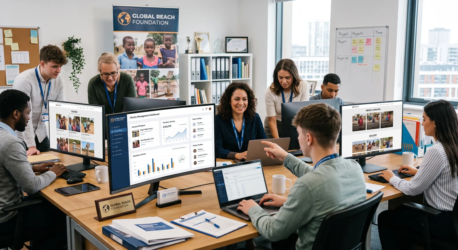 Charity & NGO Website System