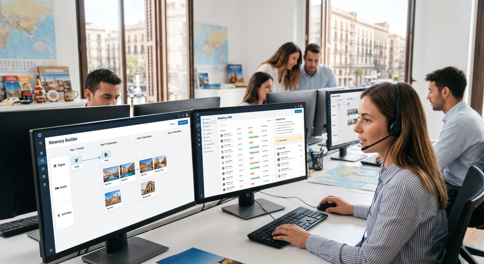 Travel Agency Website with Itinerary Builder